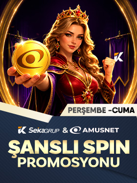 Amusnet Şanslı Spin Promosyonu görseli