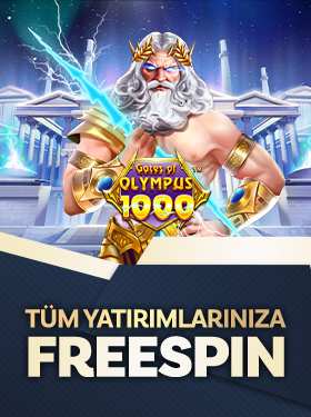 Gates of Olympus 1000 Freespin Fırsatı görseli